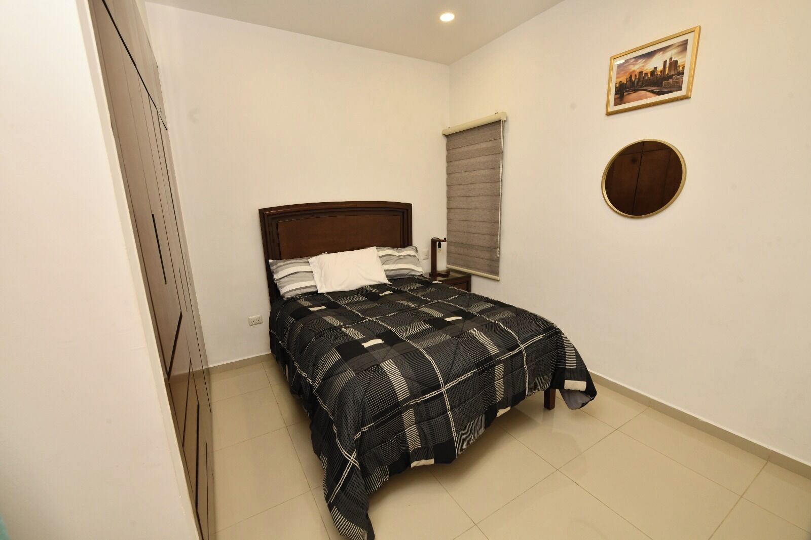 Blackout curtains, iron/ironing board, free WiFi