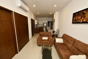 Living area - Bonito departamento con vista al mar  (Mazatlán)