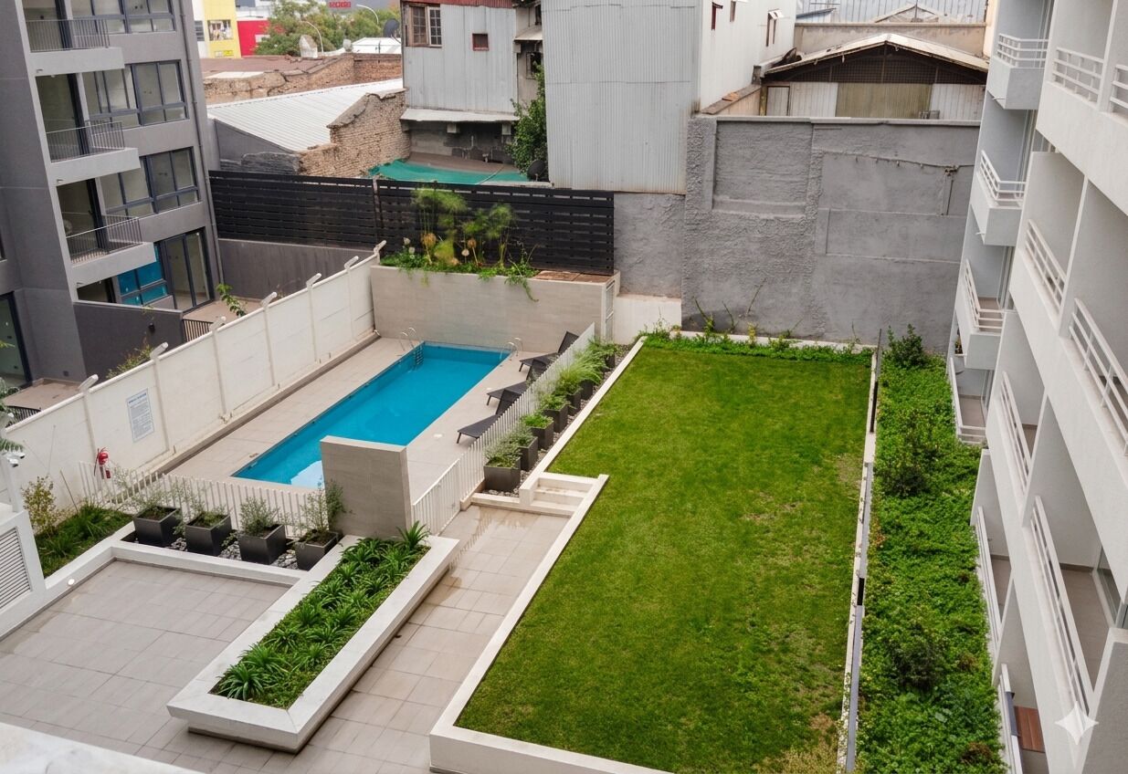 Seasonal outdoor pool