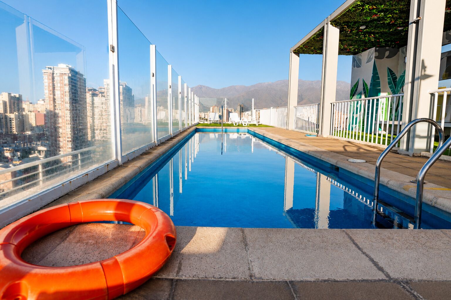 Seasonal outdoor pool