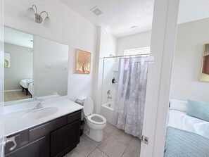 Shower, hair dryer, towels, soap - Grand Orion Resort Villa  Luxury 15BR Retreat Near Disney (Kissimmee)