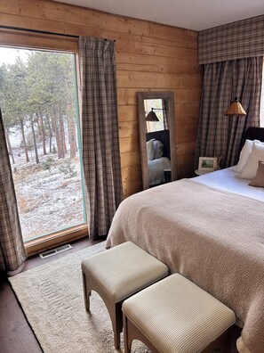 2 bedrooms, desk, WiFi, bed sheets - NEW Aspen Tree Log Cabin with Hot Tub and Peak View (Florissant)