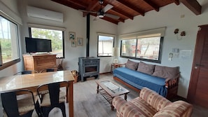 Cabin, Balcony, Park View | Living area - Unidad 5- Playa Bonita100m playa (Mar Azul)