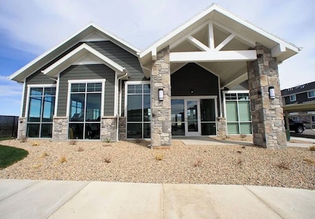 Exterior. Apartment Complex