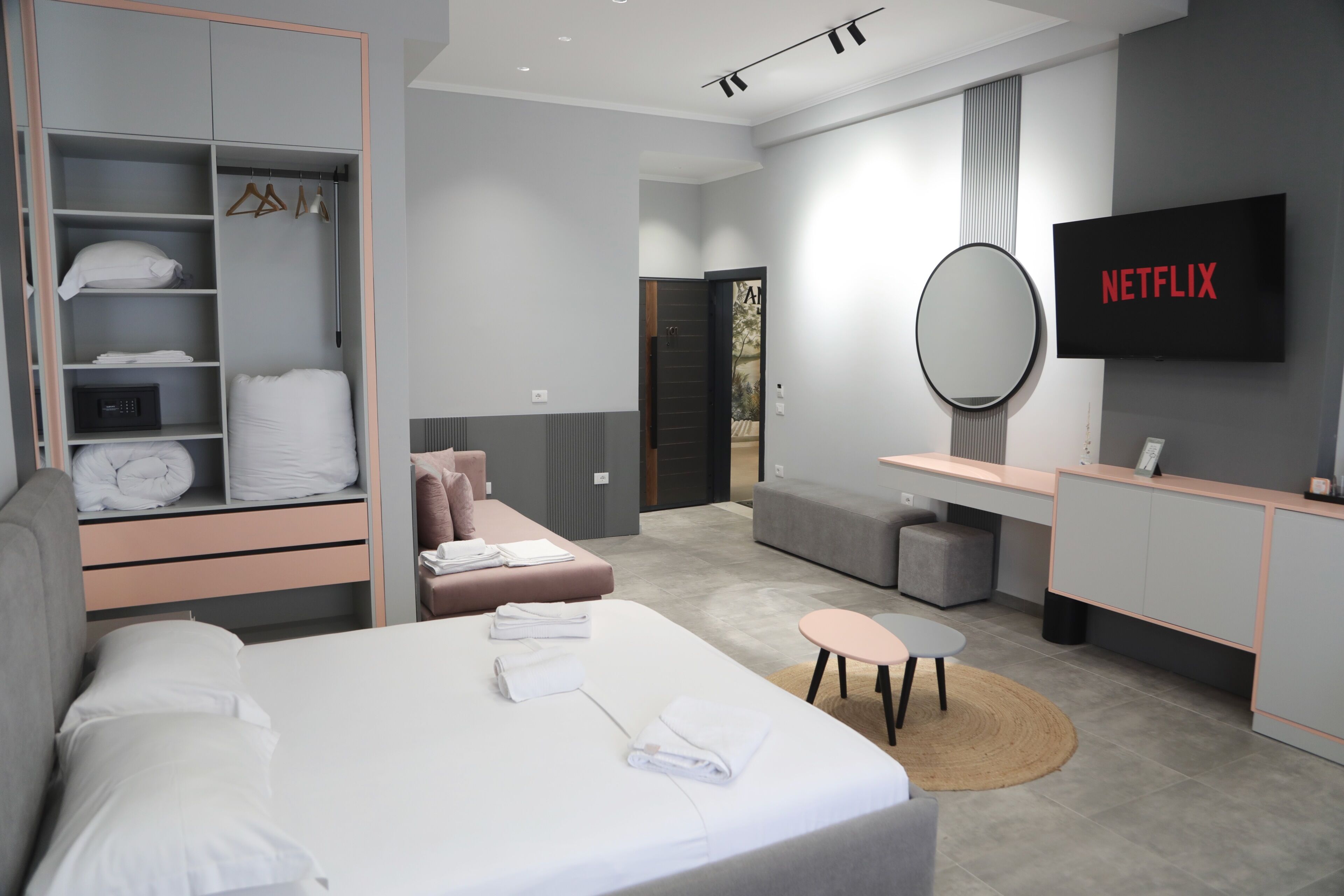 In-room safe, blackout curtains, soundproofing, iron/ironing board