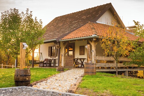 Charming home with terrace and BBQ in peaceful Slavonian countryside.