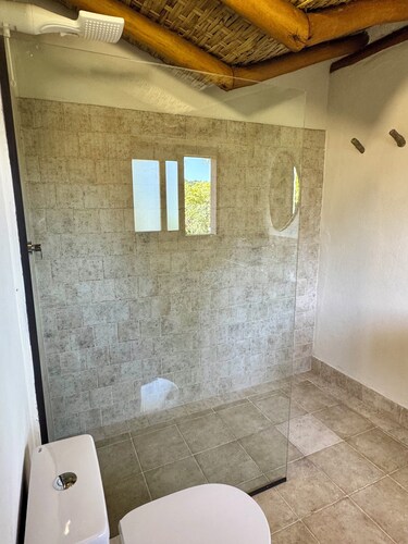 Luxury suite with a magnificent sunset view.