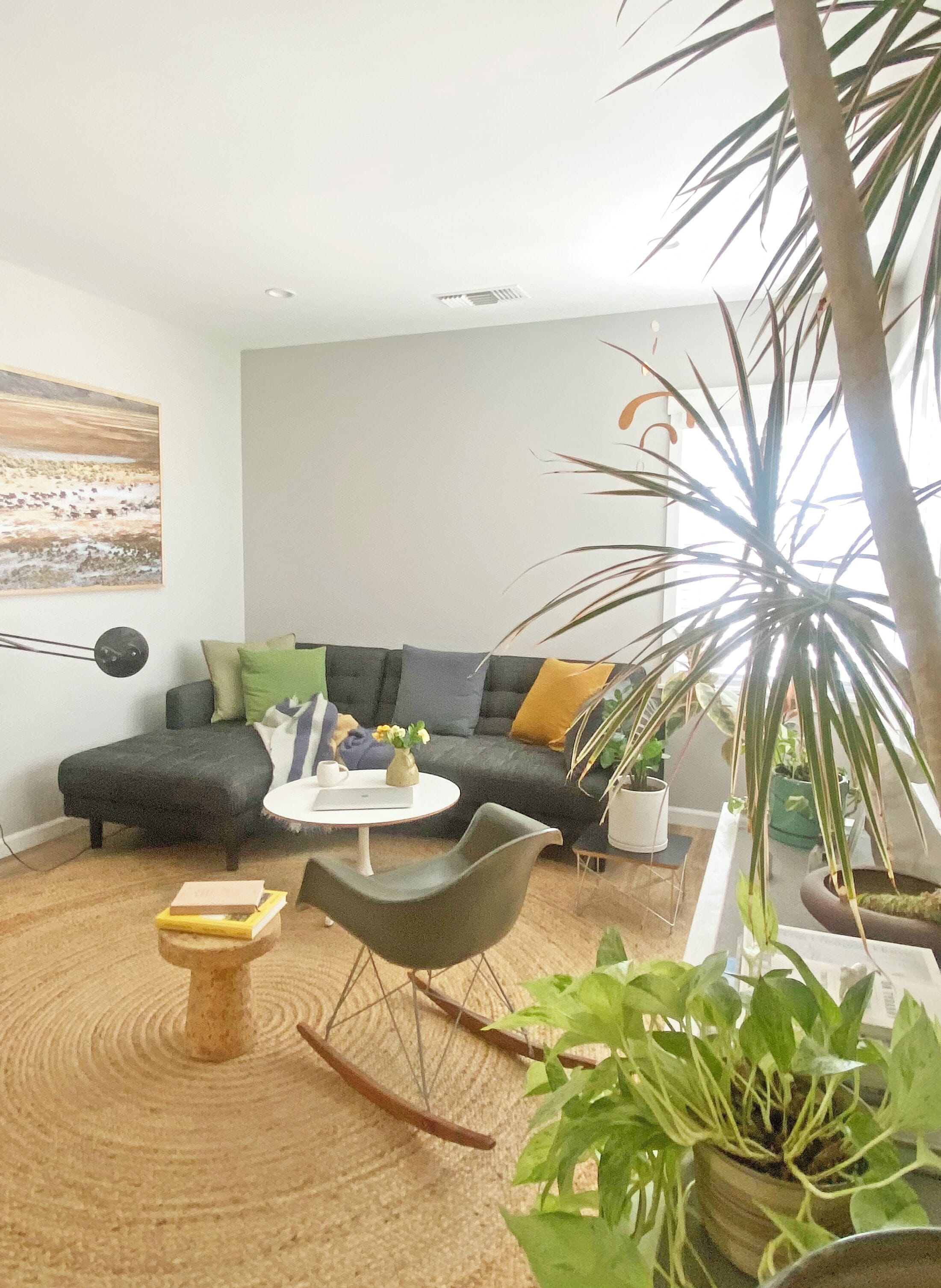 Smart TV, books, music library, stereo