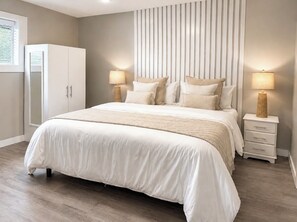 1 chambre, fer et planche Ă repasser, Wi-Fi, draps fournis