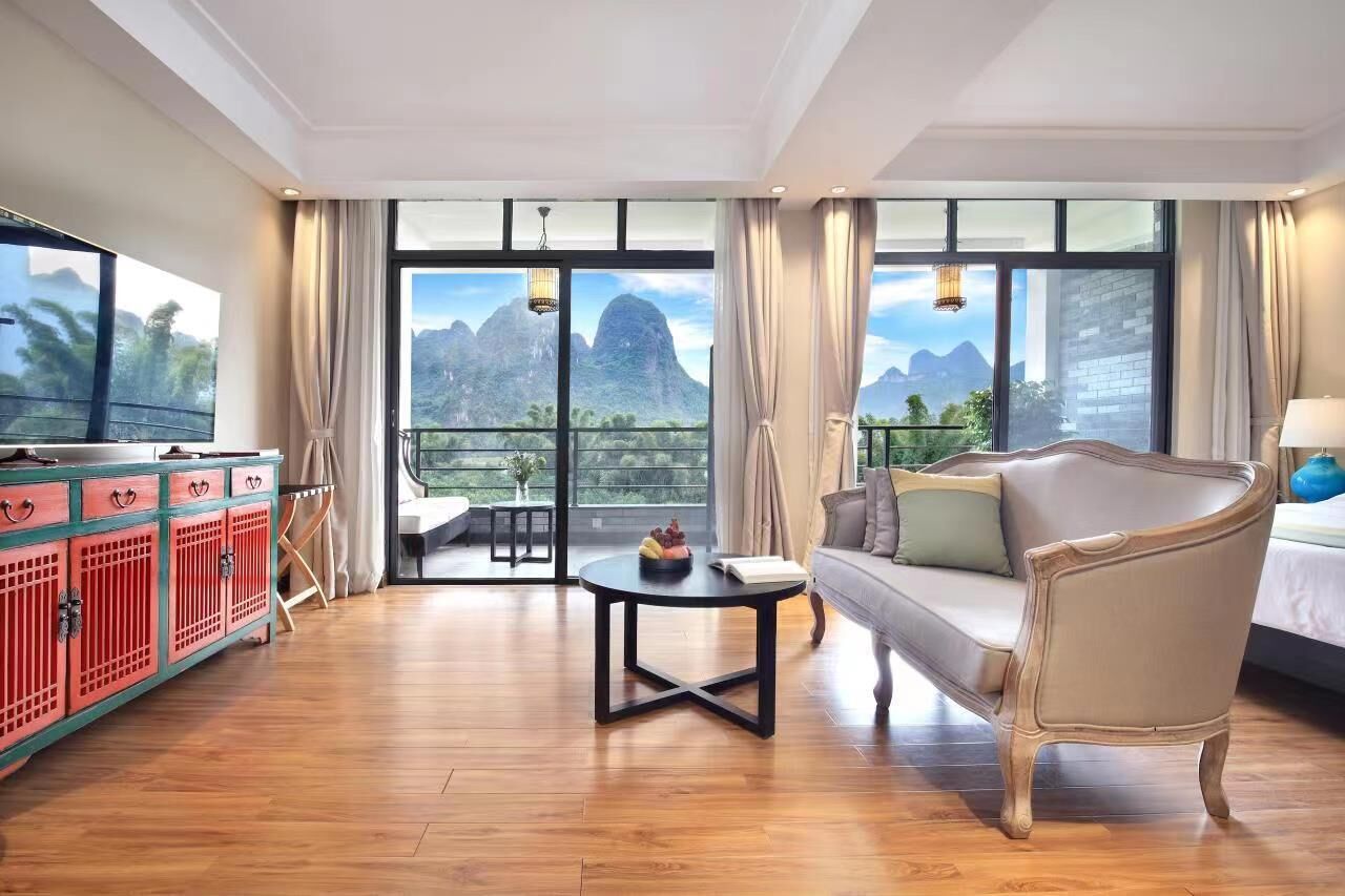 Luxury Double Room, Air conditioning | Living area