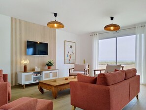 Living Room - Les Agapanthes by Interhome (Saint Germain-sur-Ay)