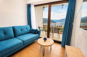 Apartment, Lake View | Living area - Apartments NOCE - Premium Lake View (Ohrid)