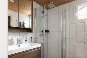Shower, hair dryer