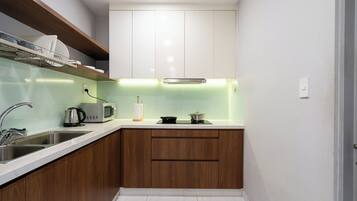 Luxury-Apartment, Stadtblick | Eigene Küche