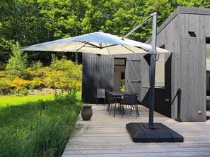 Outdoor dining - Vrbo Property (Le Bez)