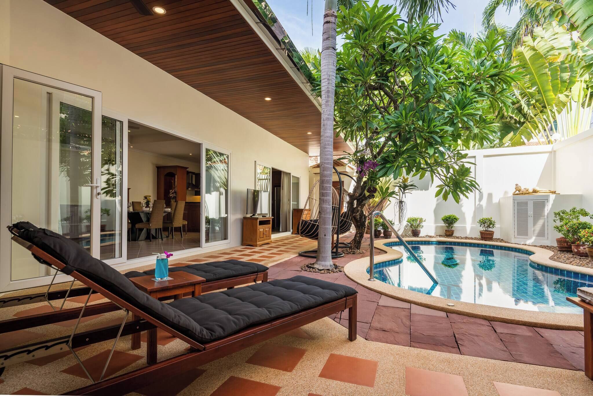 Villa, 2 Schlafzimmer, eigener Pool, Poolblick | Pool | Außenpool