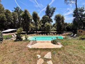Pool - Villa with private pool and garden in a quiet location St Paul de Vence 4 stars (Saint-Paul-de-Vence)