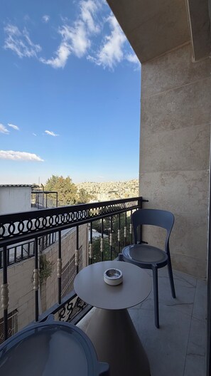 Apartment, 1 Bedroom, Accessible, Smoking | Balcony - 301 Tara-jre Jabal Al Lweibdeh With Stunning View (Amman)