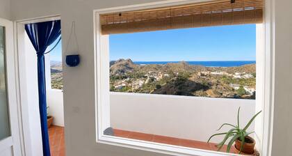 Mediterranean studio with sea views and absolute tranquility in Mojacar Pueblo