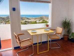 Dining - Mediterranean studio with sea views and absolute tranquility in Mojacar Pueblo (Mojacar)