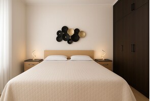 2 habitaciones, tabla de planchar con plancha y wifi gratis 