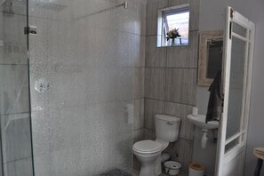 Kamer, 1 slaapkamer, roken, terras | Badkamer