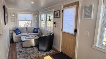 Smart TV, fireplace, printers