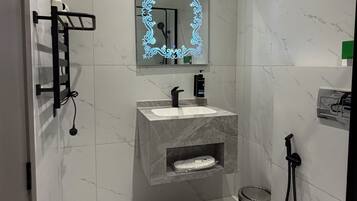 Apartment, 1 Bedroom, Accessible, Smoking | Bathroom