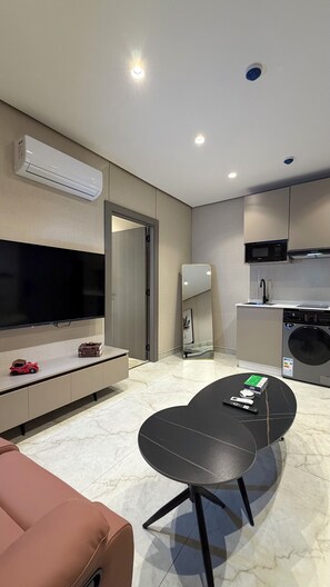Apartamento, 1 quarto, acessível, para fumantes | Sala de estar