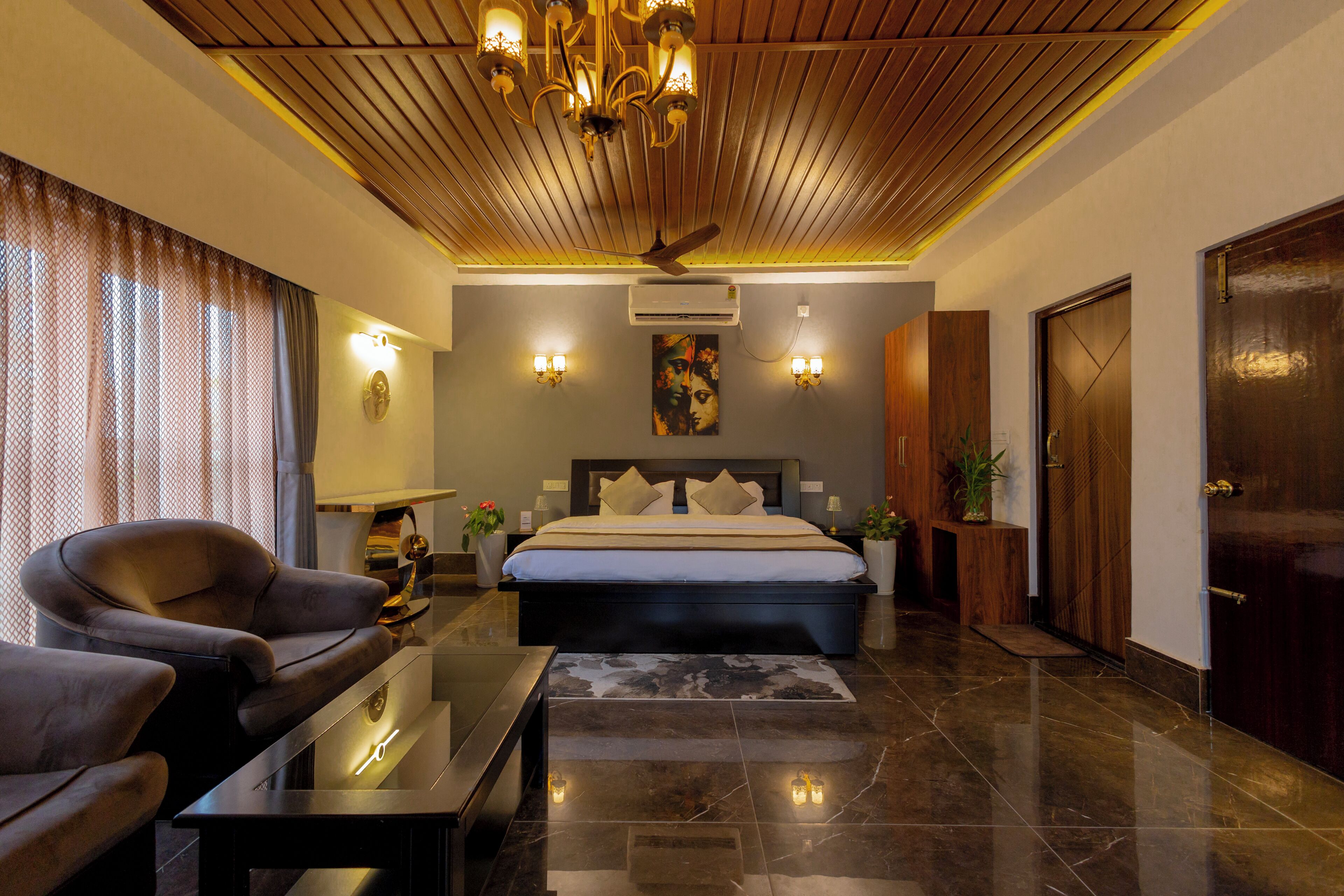Luxury Double Room, Balcony, Pool View