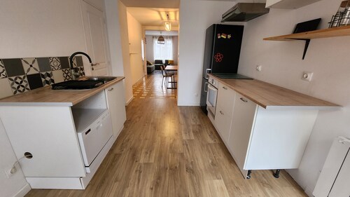 A stopover in Béthune? Garden apartment, peaceful and comfortable!