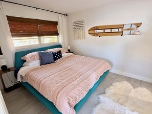 1 bedroom, iron/ironing board, free WiFi, bed sheets - Relaxing Coastal Escape Steps from Beach with Private Patio (Cape Canaveral)