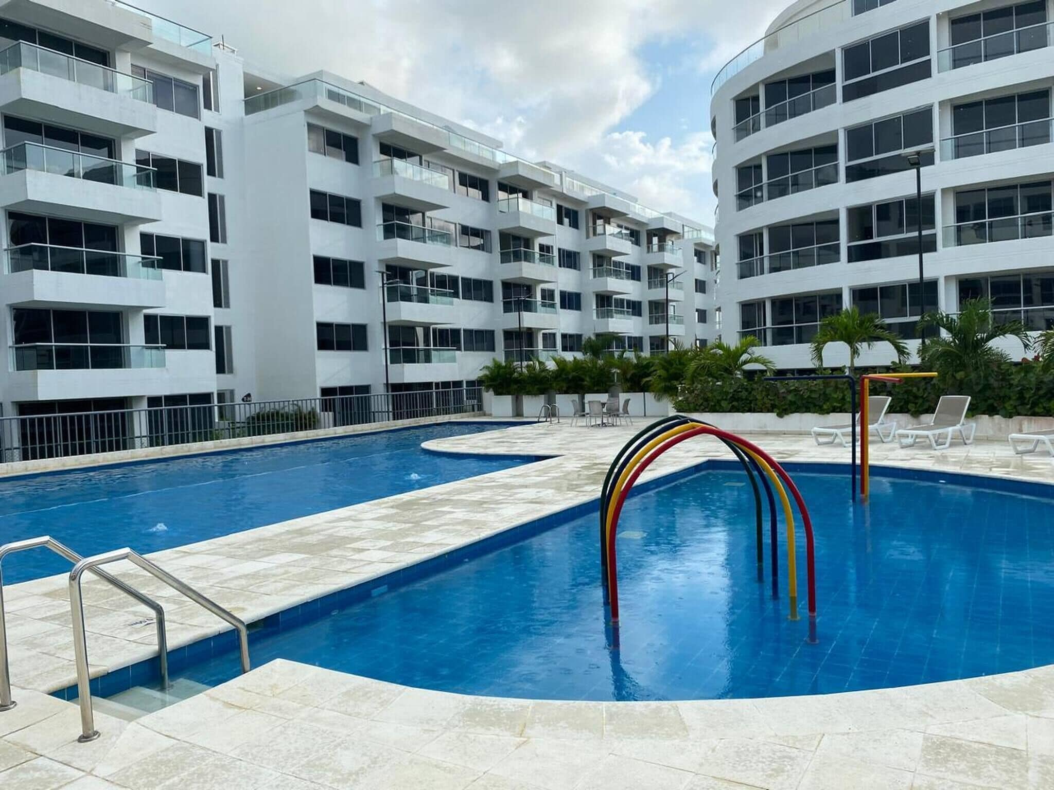 Apartment, 2 Bedrooms, Accessible, Balcony | Pool | Outdoor pool