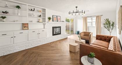 The Essex | Luxe Retreat Nichols Hills Lake Hefner | 3 King w TV