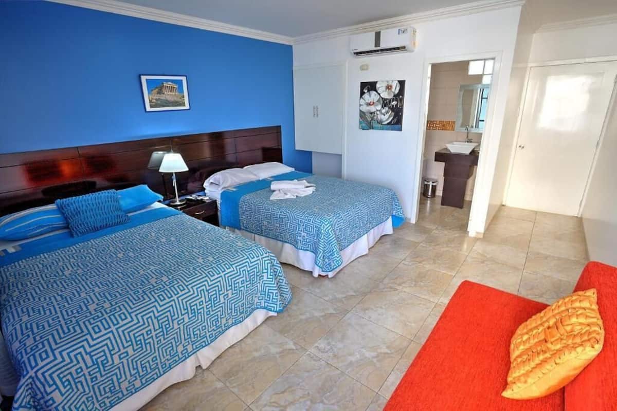 Deluxe Double Room, Balcony, Pool View | Desk, iron/ironing board, free WiFi, wheelchair access