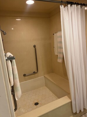 Towels, soap, toilet paper