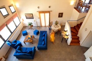 Living area - Modern Beachfront Villa ideal for families in Kotsikia Beachn N.Euboea (Evia)! (Kotsikia)
