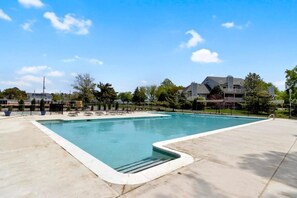 Outdoor pool - Upscale Rehoboth Retreat Minutes from Beach & Boardwalk (Rehoboth Beach)