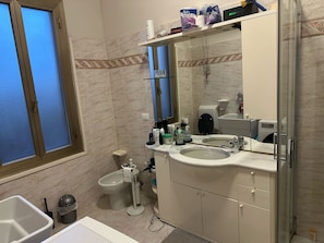 Shower, hair dryer, bidet, towels - CORTICELLA PONDS (Bologna)