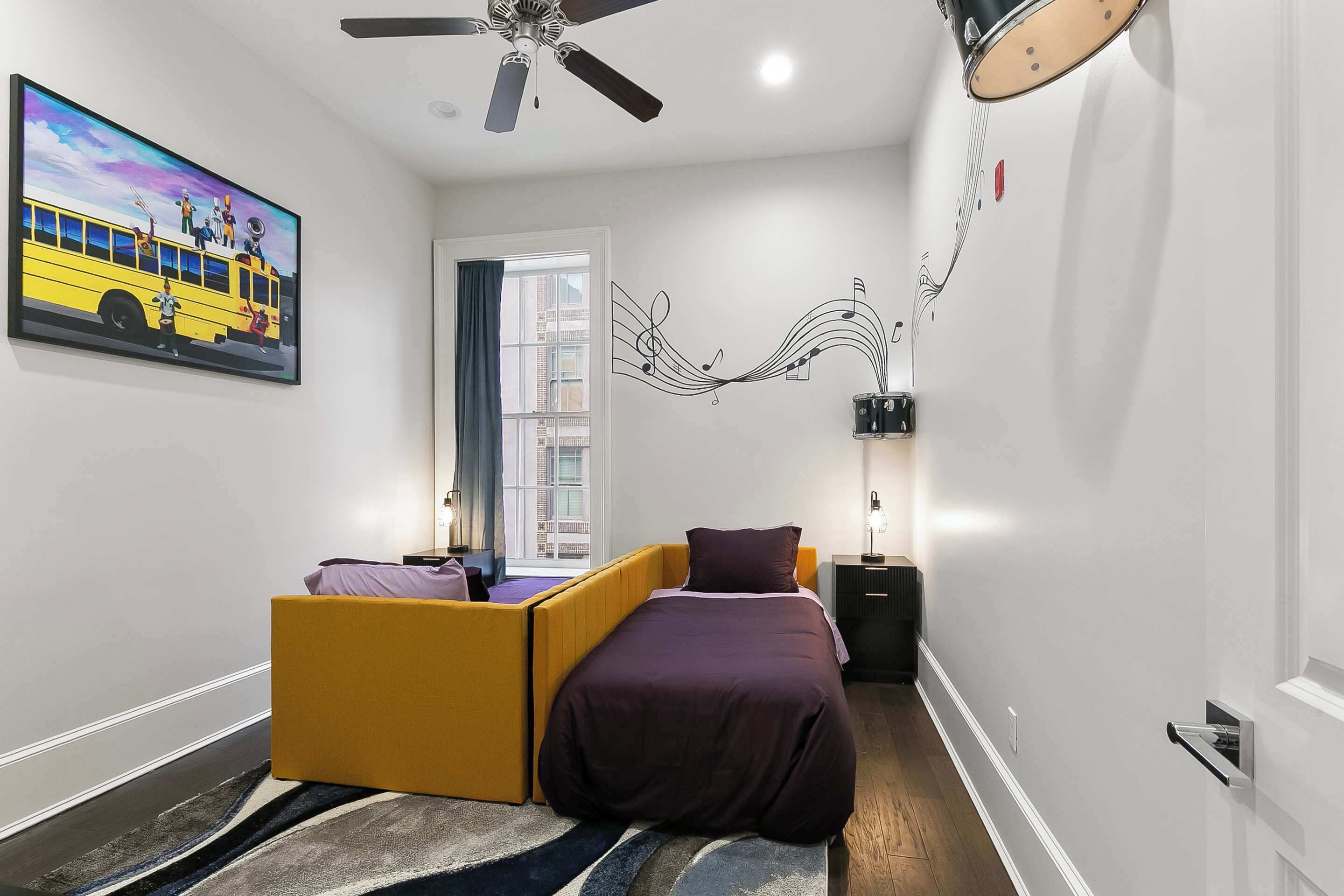 2 bedrooms, iron/ironing board, travel crib, WiFi