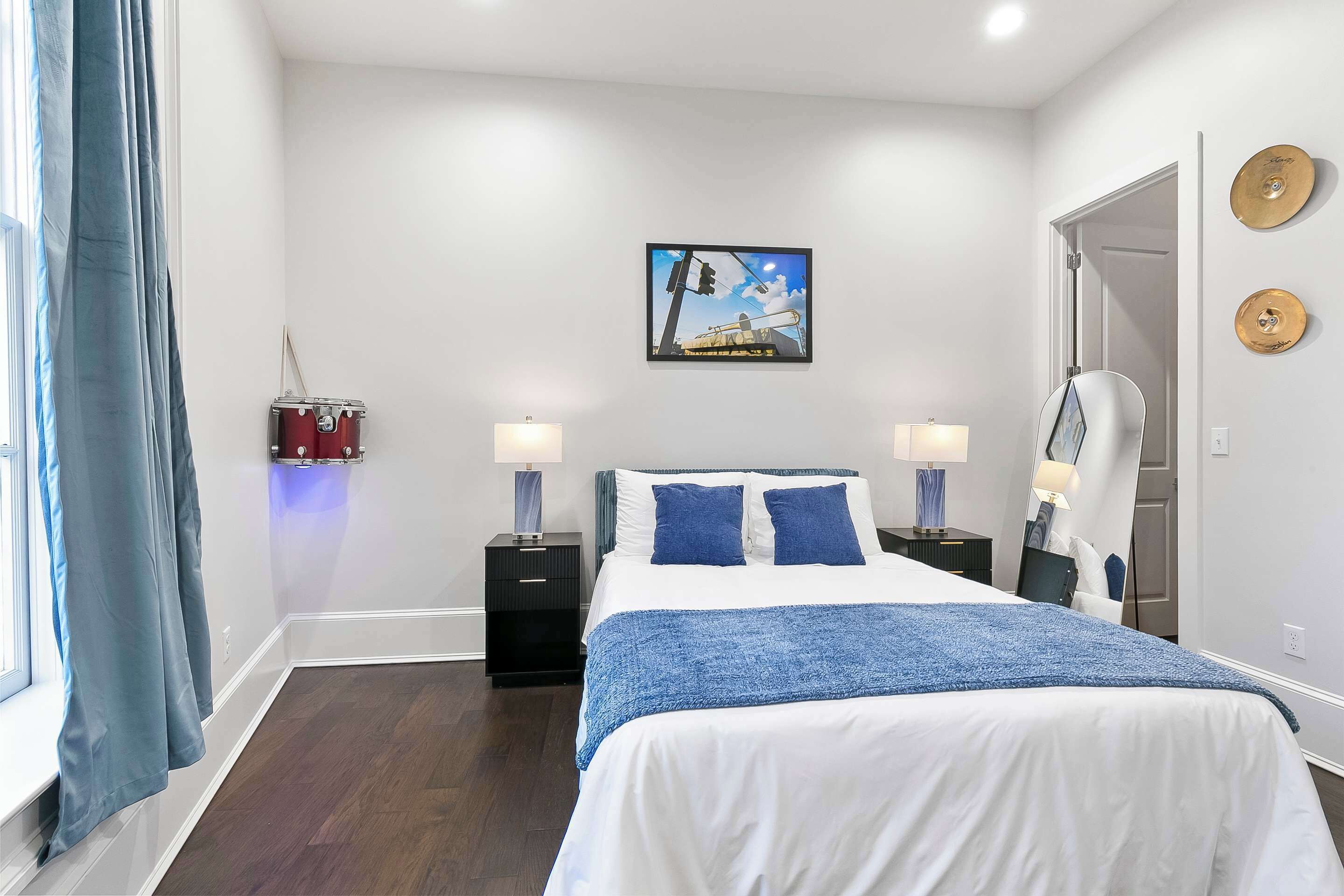 2 bedrooms, iron/ironing board, travel crib, WiFi