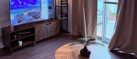 Departamento, 1 habitación, con acceso para personas discapacitadas, chimenea | Sala de estar