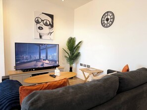 Apartment, 1 Bedroom, Smoking | Living room - One Bedroom Flat With Balcony Views in Birmingham (Birmingham)