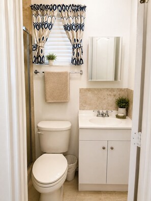 Hair dryer, towels, soap, shampoo - Cozy Studio Near Lackland AFB/Seaworld (San Antonio)