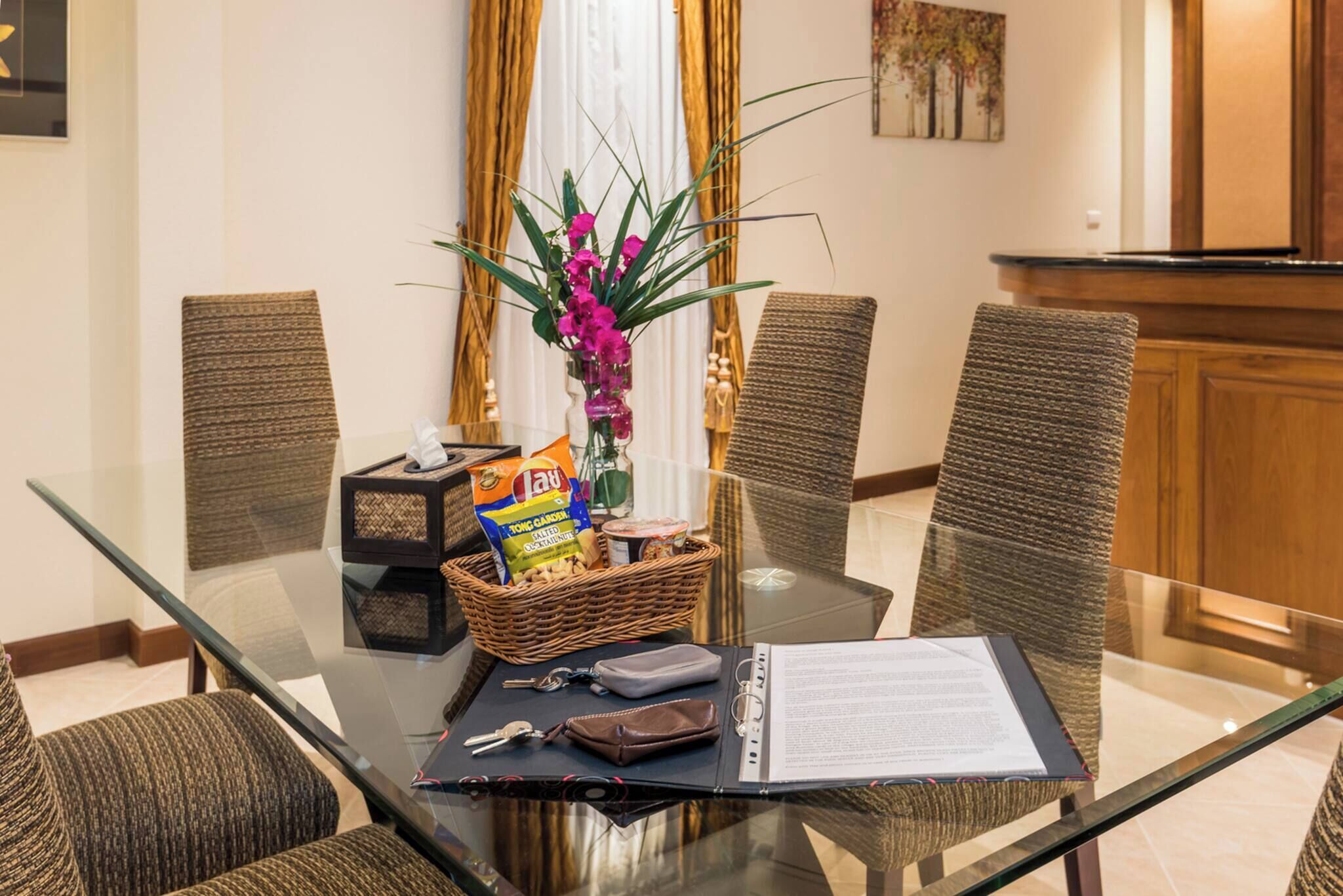 Villa, 2 Schlafzimmer, eigener Pool, Poolblick | Speisen
