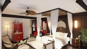 In-room safe, blackout drapes, soundproofing, free WiFi