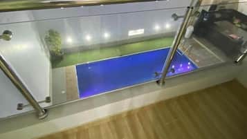 Deluxe-Zimmer, Balkon, Poolblick | Pool