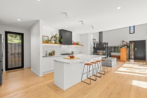 Private kitchen - Peaceful Coastal With Pool (Barwon Heads)