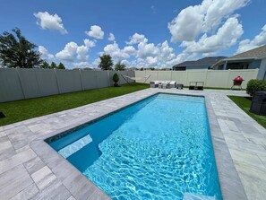Pool - Luxury Orlando Villa Pool  Office Sleeps 12 (Groveland)