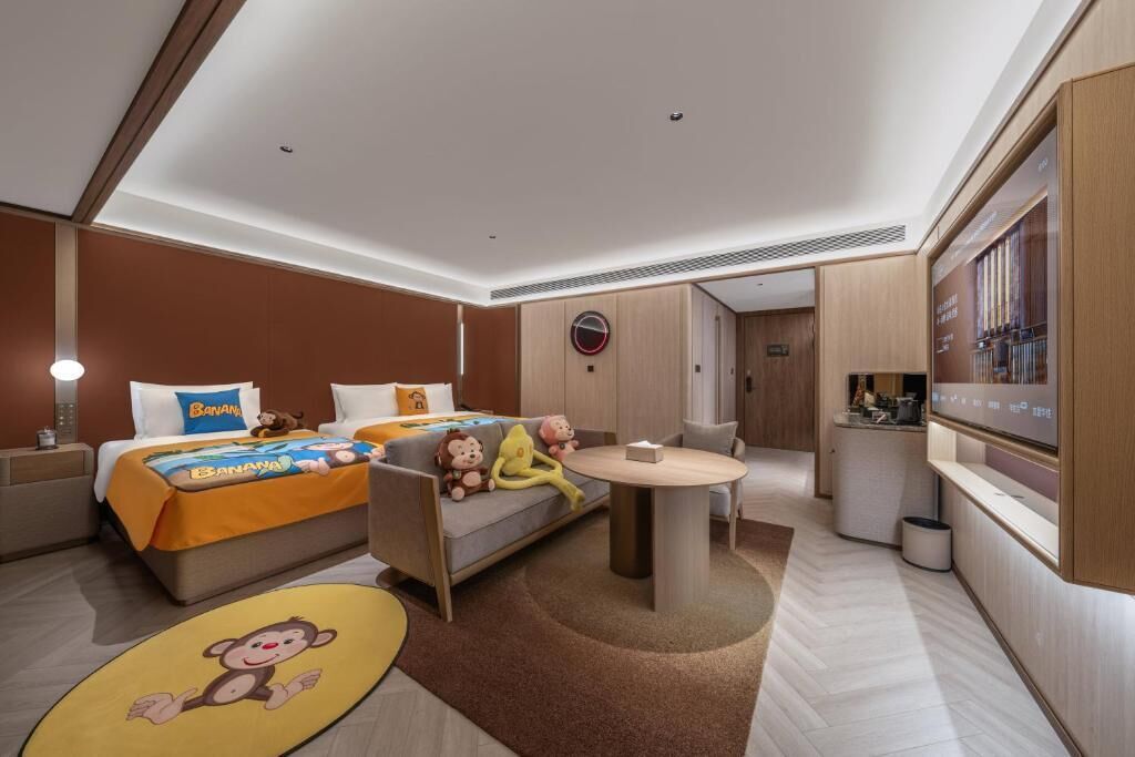 Family Room, City View | Laptop workspace, blackout curtains, iron/ironing board, free WiFi